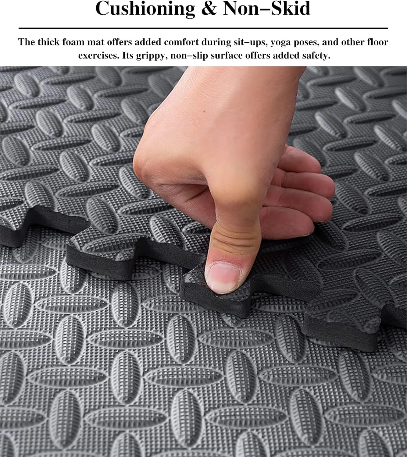 Premium Puzzle Fitness Mat – EVA Interlocking Foam Floor Tiles – Non-Slip, Durable, Waterproof – Protective Sports Flooring for Home Gym, Yoga, Kids Play Area – Easy Assembly & Customizable