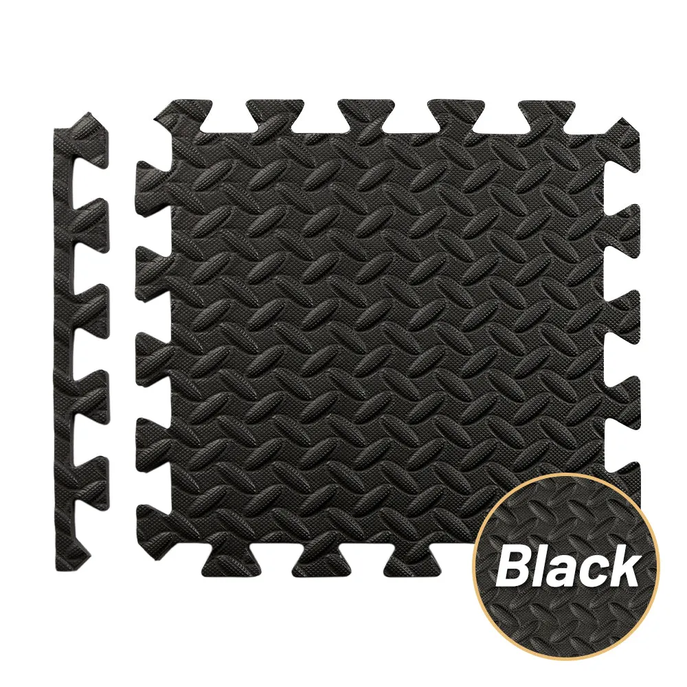 Premium Puzzle Fitness Mat – EVA Interlocking Foam Floor Tiles – Non-Slip, Durable, Waterproof – Protective Sports Flooring for Home Gym, Yoga, Kids Play Area – Easy Assembly & Customizable