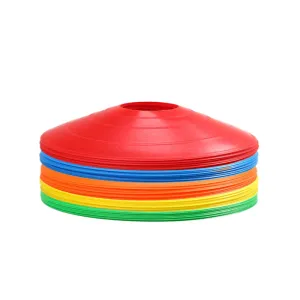 Premium Soccer Training Cones – Set of 10/20/30/50 Agility Discs for Football & Sports Training – Durable PE Material, Bright Colors for Kids & Adults, Easy to Stack and Store