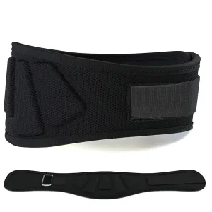 Premium Sports Weight Lifting Belt – Gym Workout Lumbar Back Support for Powerlifting, Strength Training, Squats, Weightlifting, Adjustable Nylon Waist Belt, Durable & Lightweight Design for Men and Women