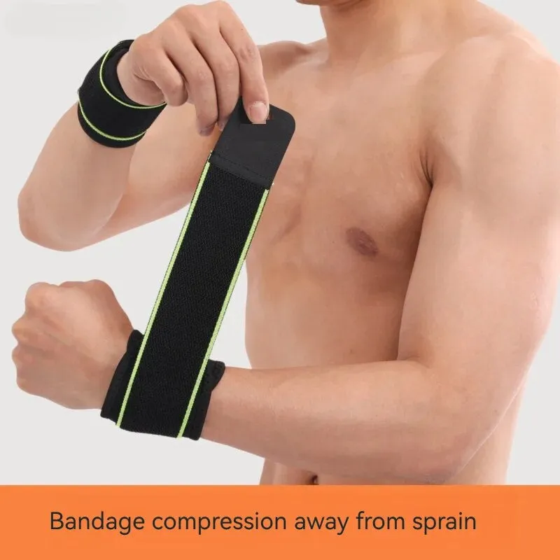 Premium Sports Wrist Guards – Lightweight Adjustable Wristbands for Basketball, Badminton, Volleyball & Fitness, Pressurized Winding for Wrist Stabilization, Universal Fit, Durable and Comfortable