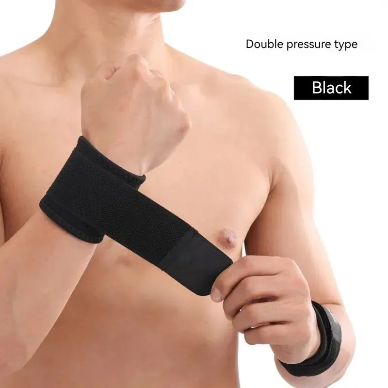 Premium Sports Wrist Guards – Lightweight Adjustable Wristbands for Basketball, Badminton, Volleyball & Fitness, Pressurized Winding for Wrist Stabilization, Universal Fit, Durable and Comfortable