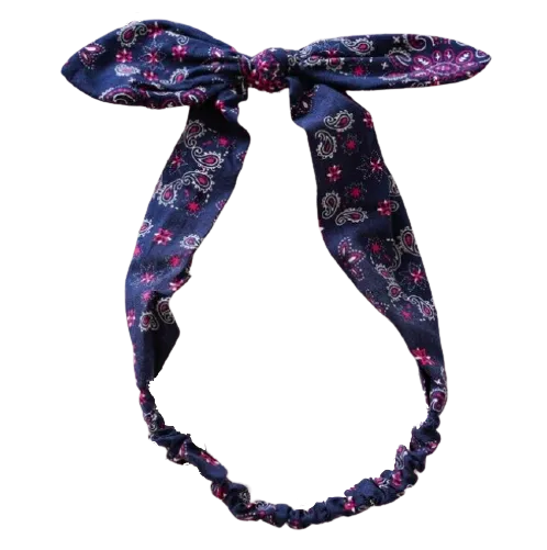 Purple Blue Bandana Haarband