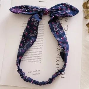 Purple Blue Bandana Haarband