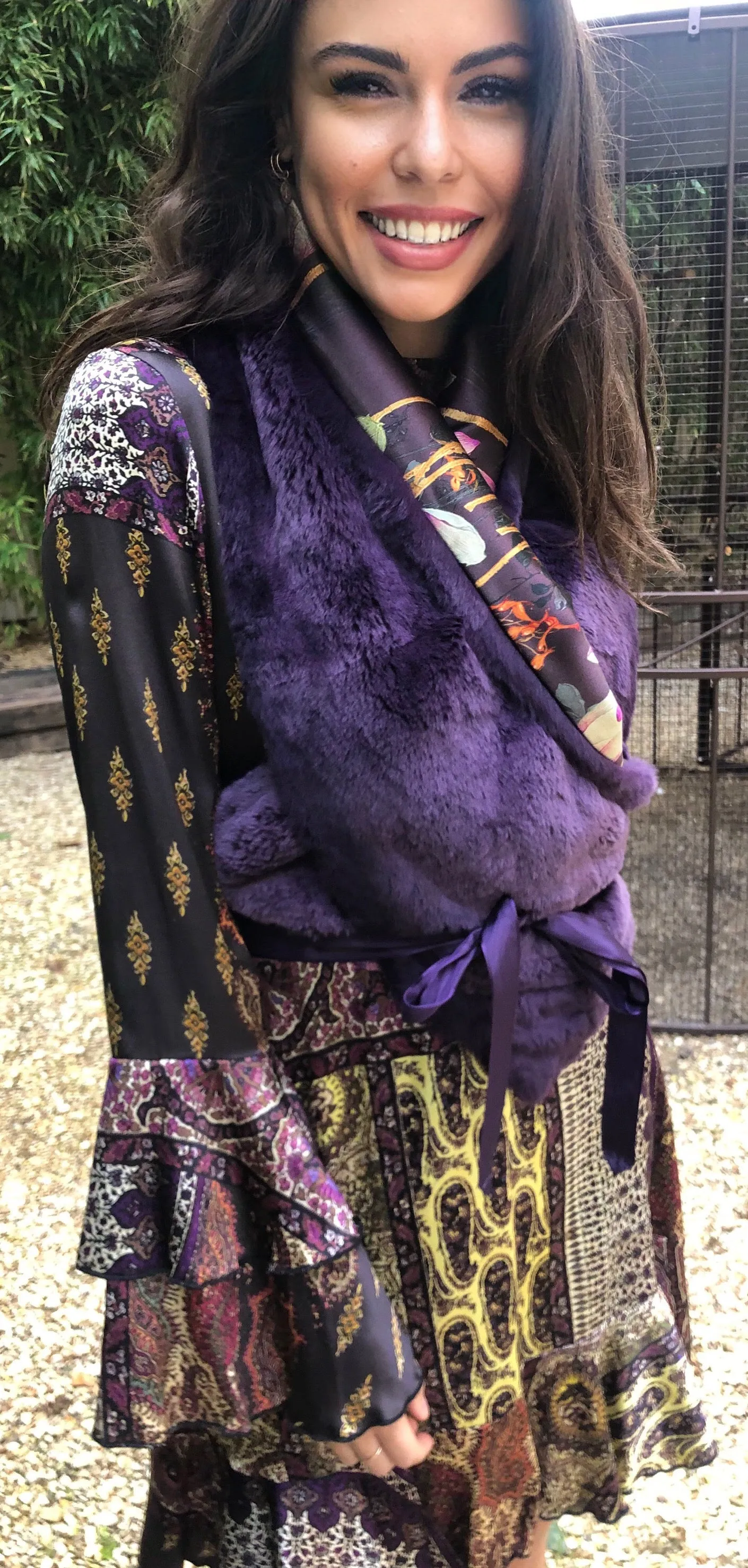 Purple Heart Stola