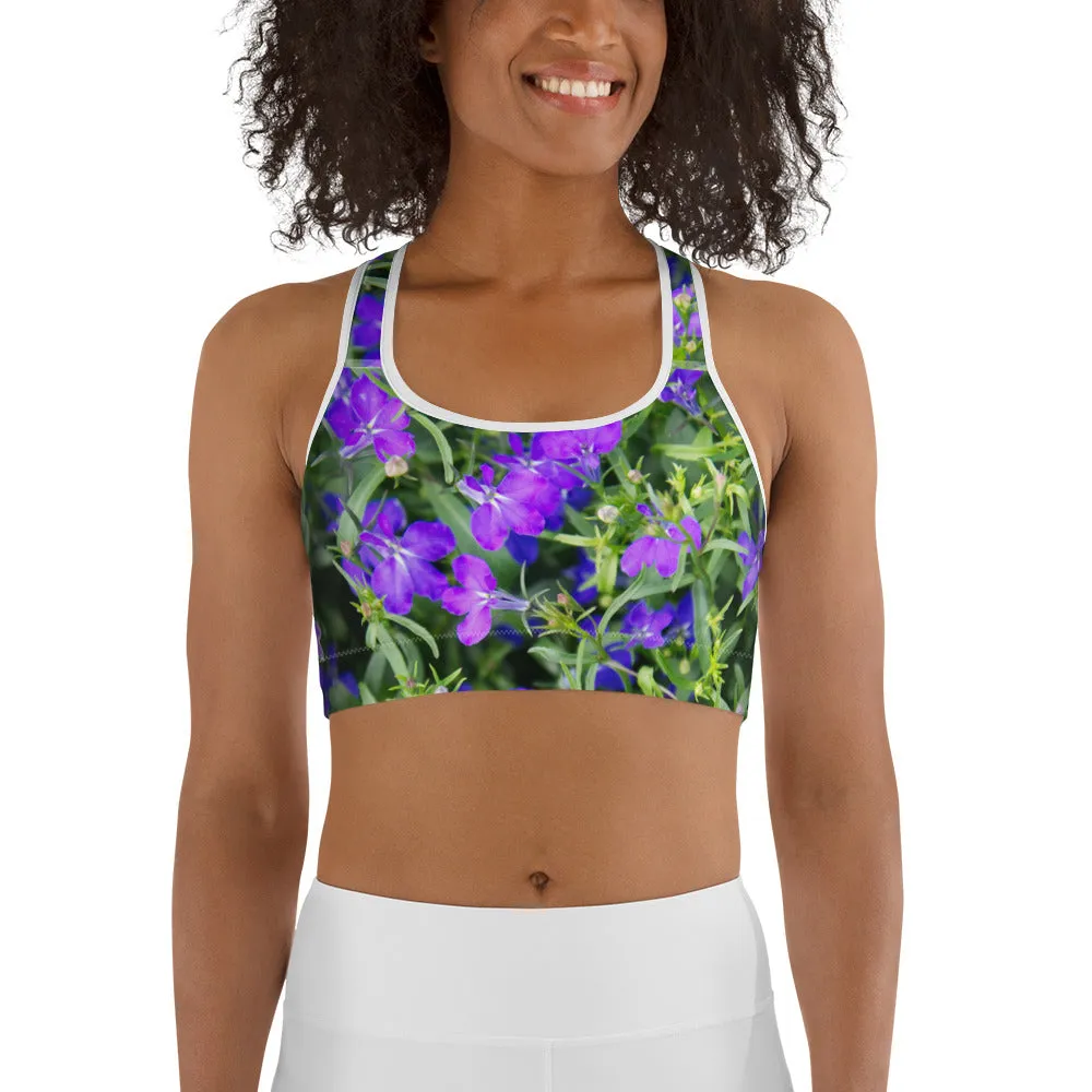 Purple Sweet Sports Bra
