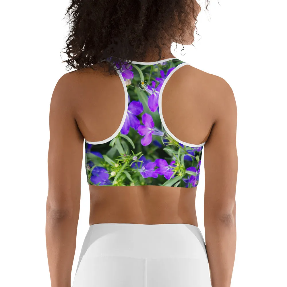 Purple Sweet Sports Bra