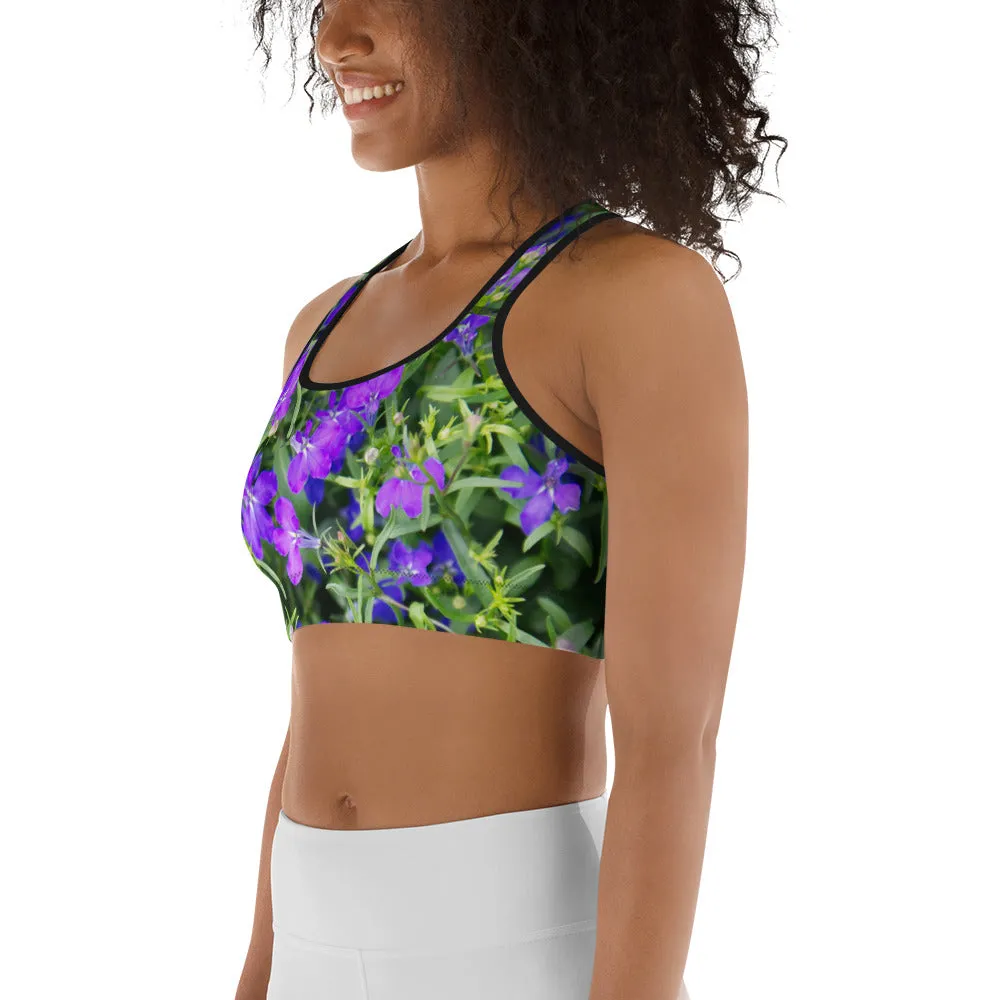 Purple Sweet Sports Bra
