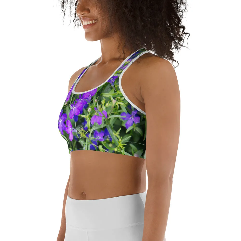 Purple Sweet Sports Bra
