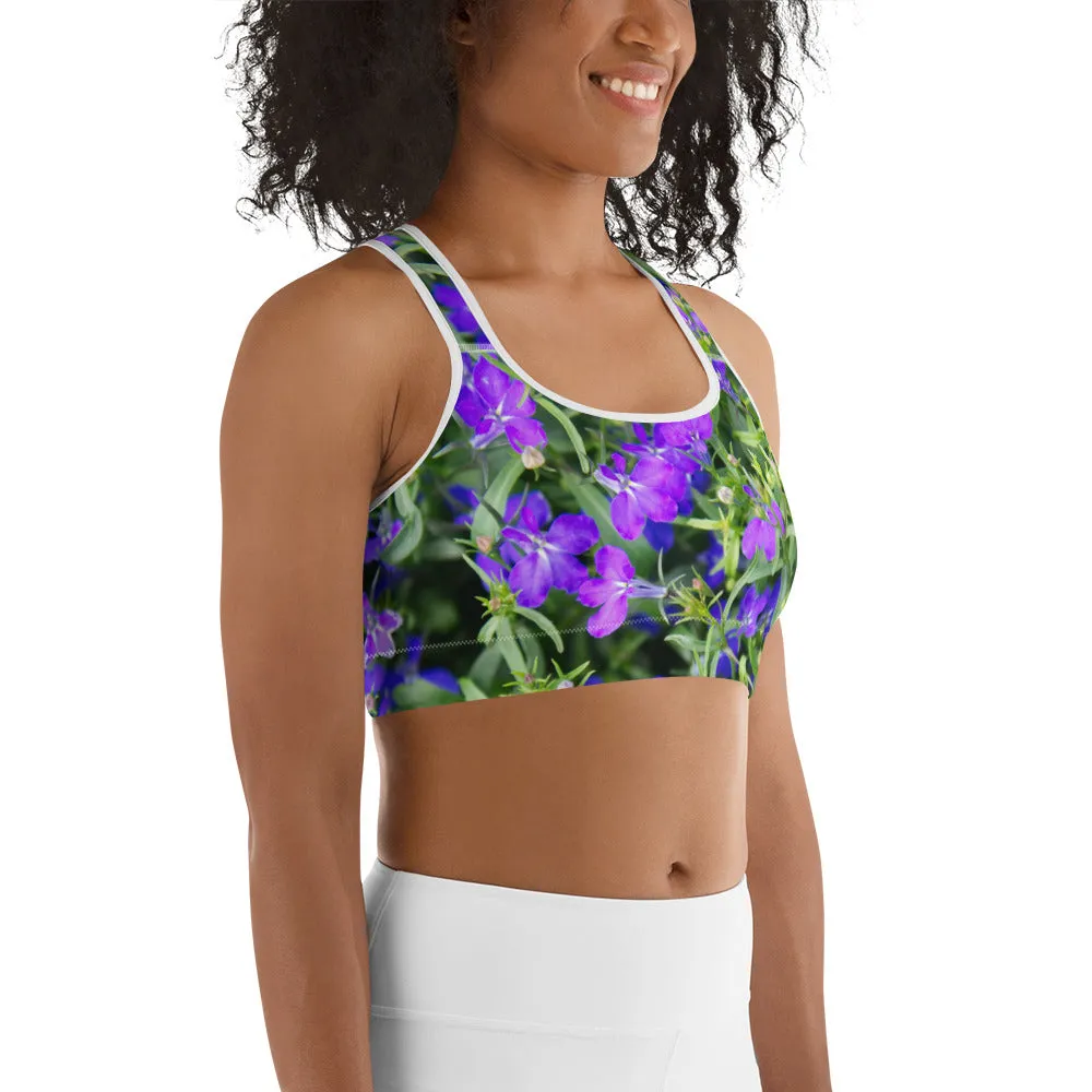 Purple Sweet Sports Bra