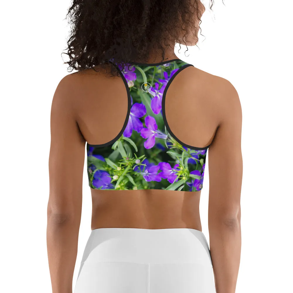 Purple Sweet Sports Bra