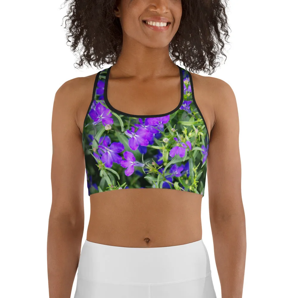 Purple Sweet Sports Bra