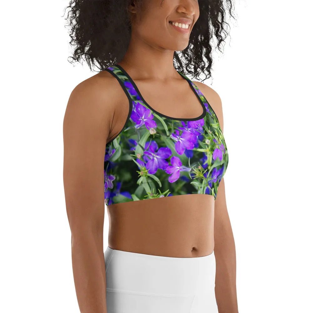 Purple Sweet Sports Bra