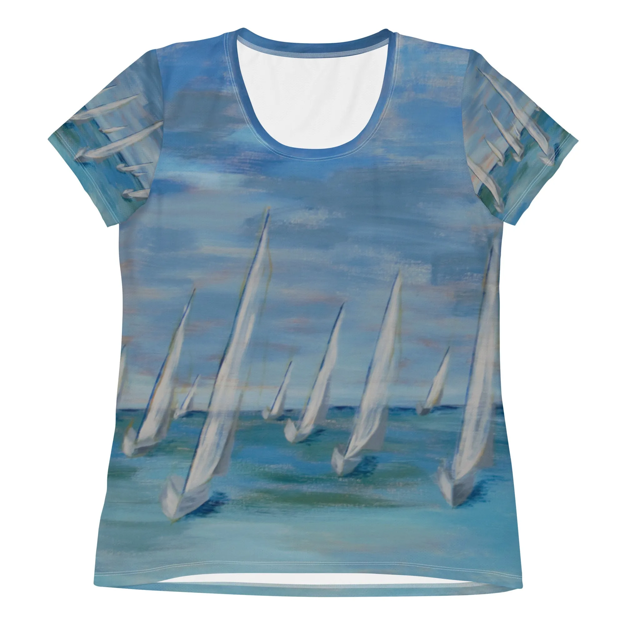 "Incoming - One Design"  Women's Surf shirt