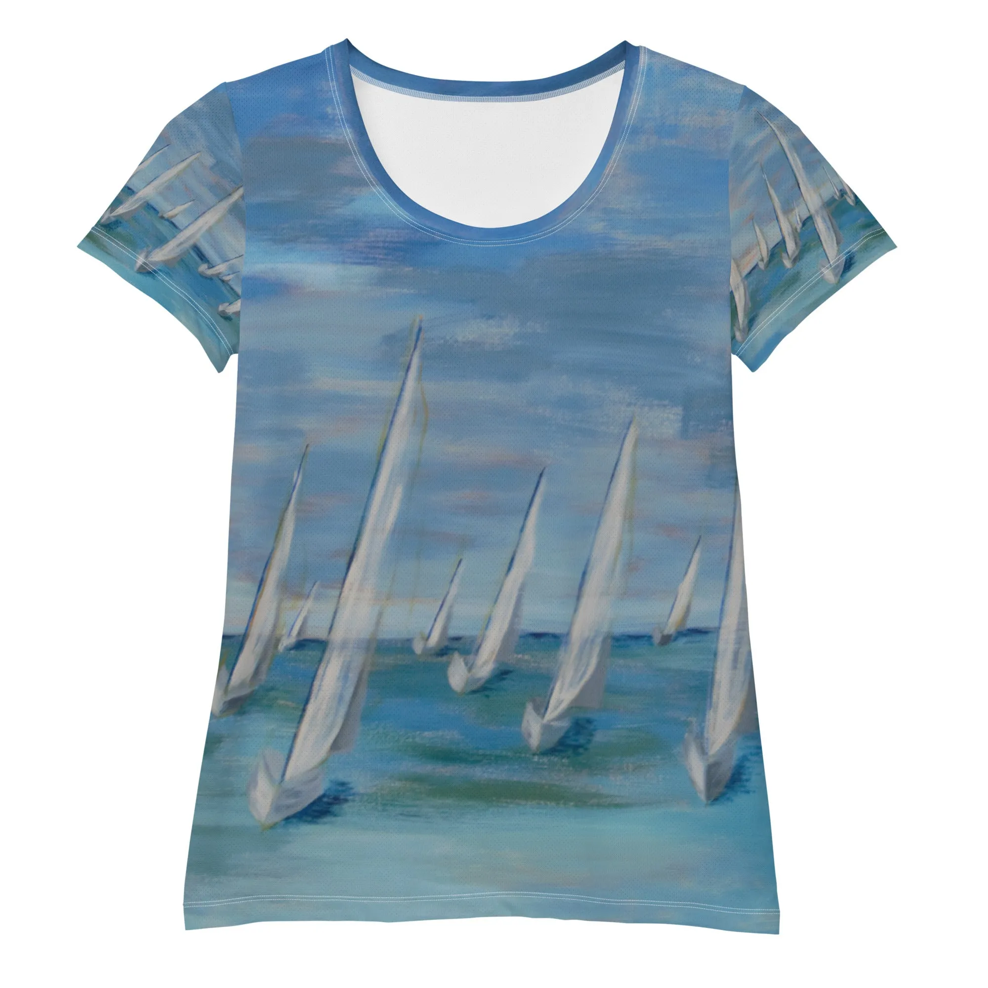 "Incoming - One Design"  Women's Surf shirt