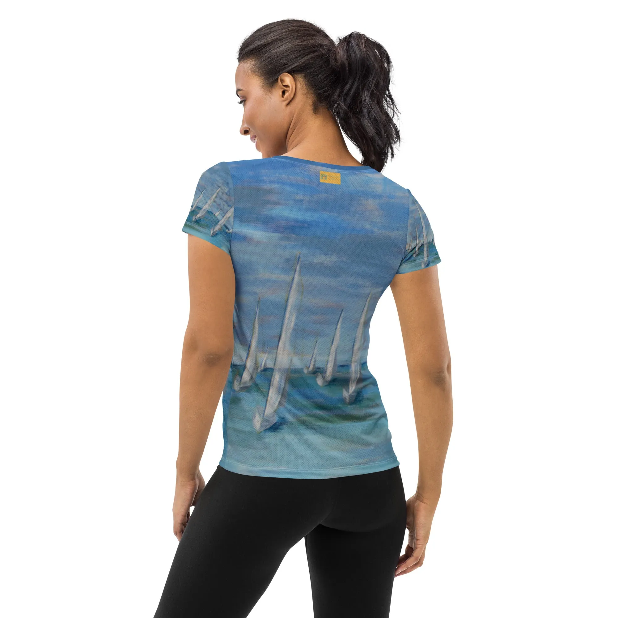 "Incoming - One Design"  Women's Surf shirt