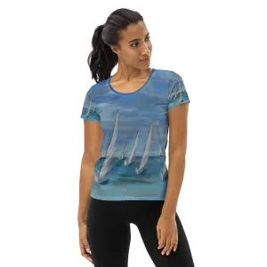 "Incoming - One Design"  Women's Surf shirt