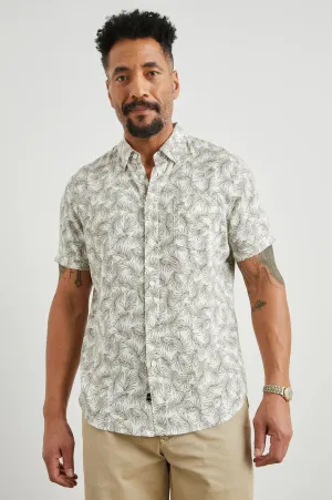 Rails - Carson Shirt - Palm Americano White