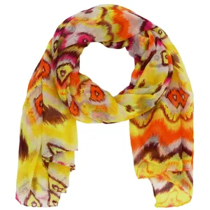 Rain Abstract Print Scarf