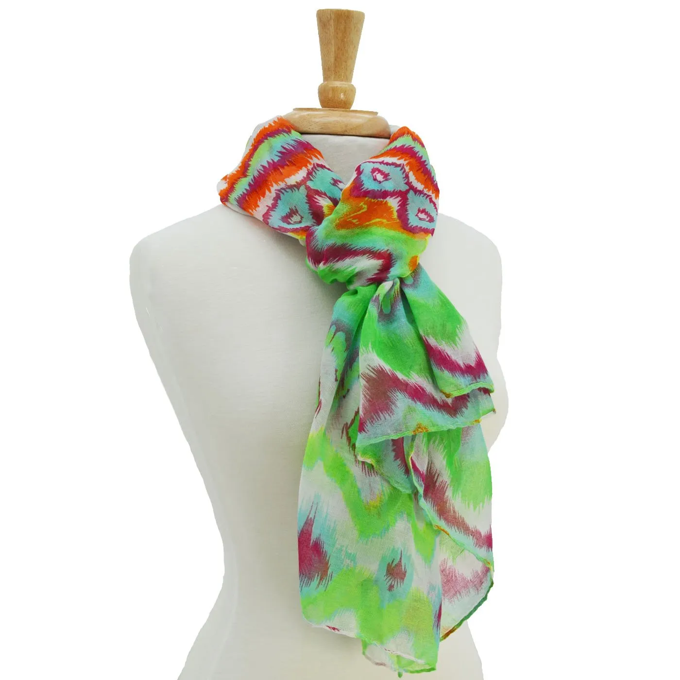 Rain Abstract Print Scarf