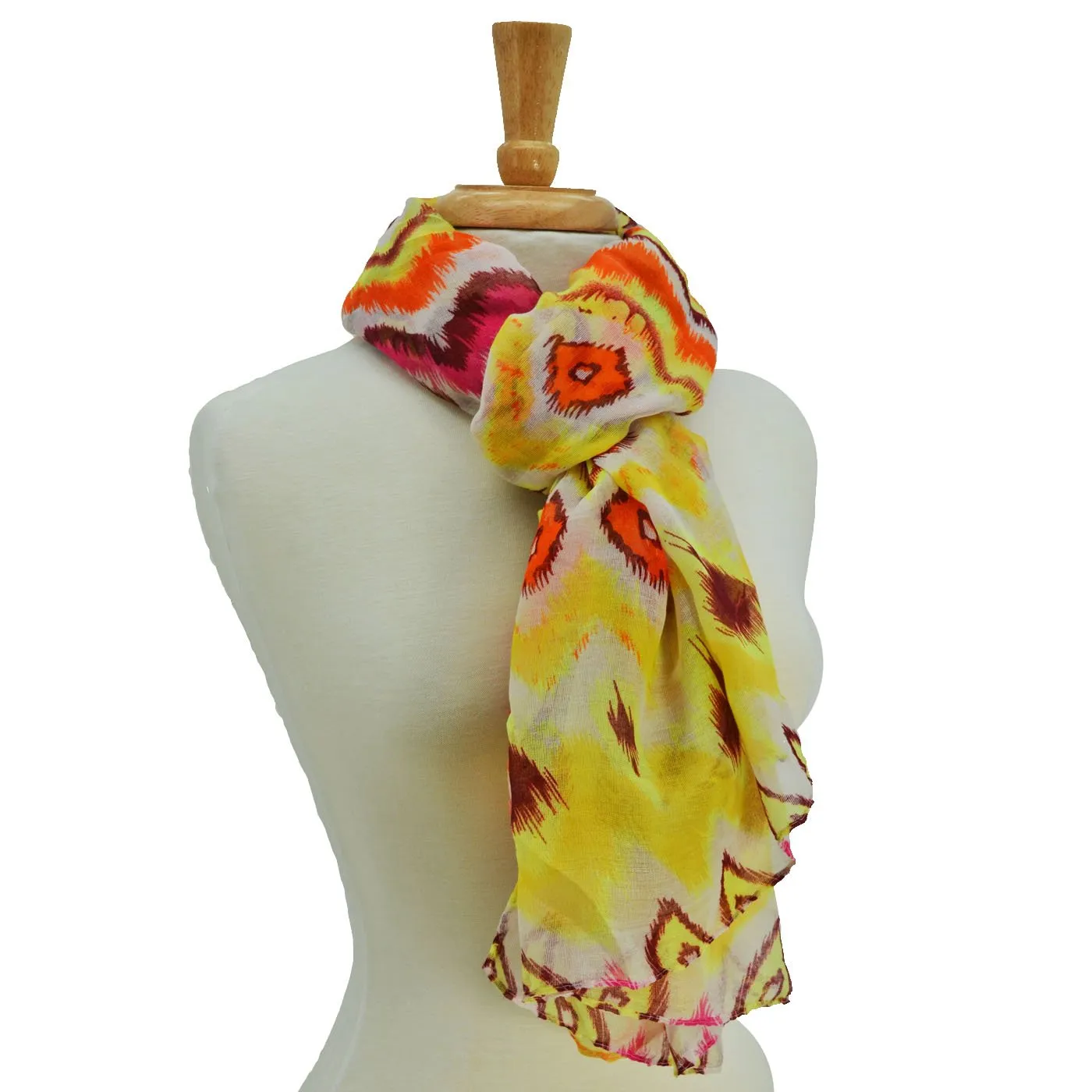 Rain Abstract Print Scarf