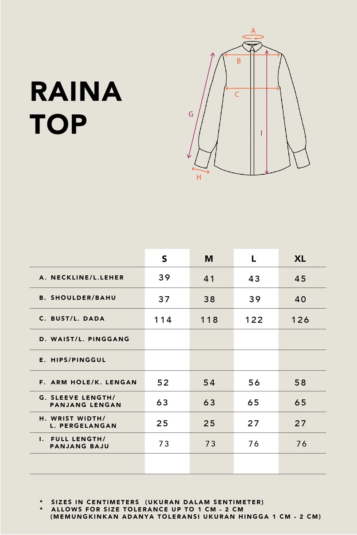 RAINA REGULAR TOP MAUVE