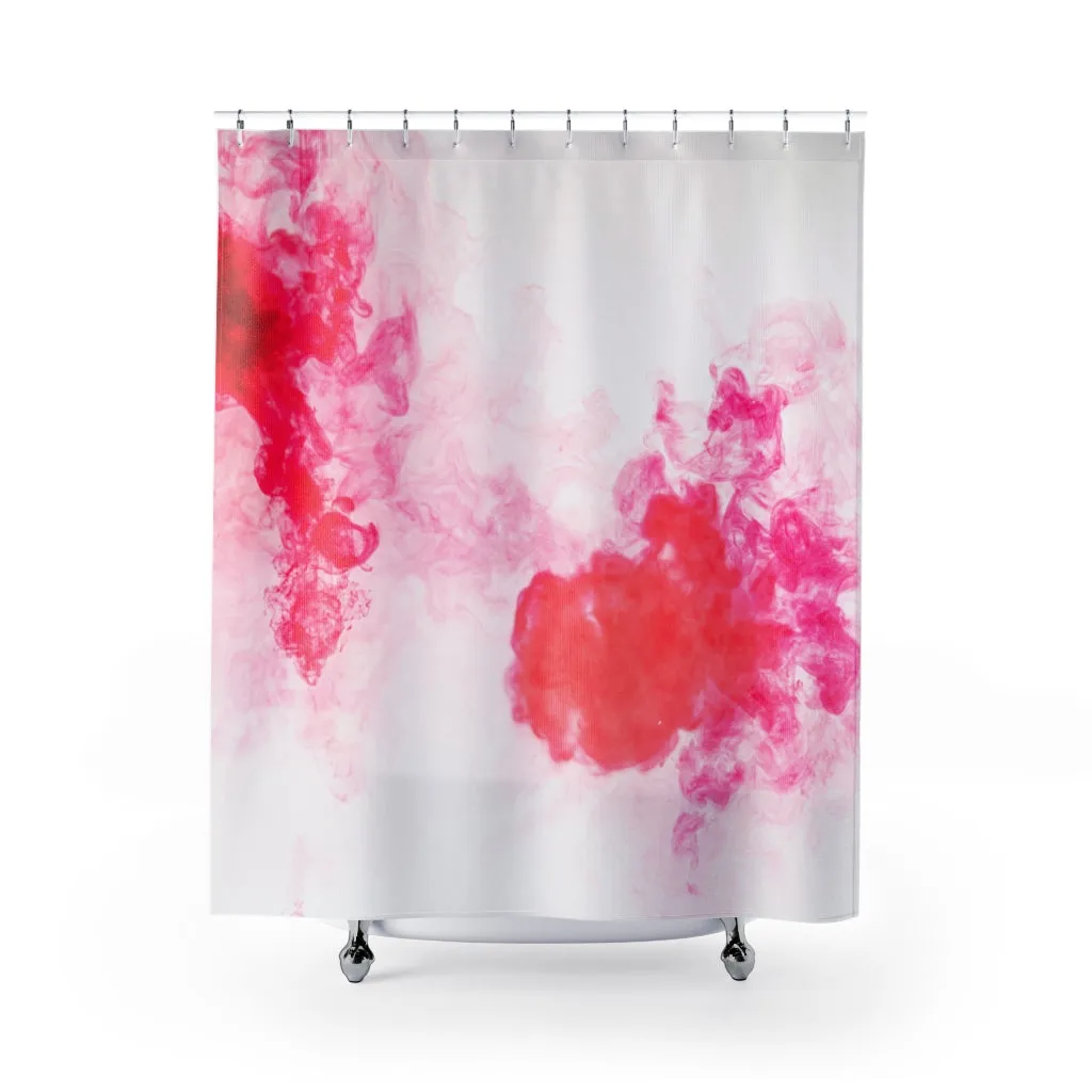Red Haze Shower Curtain