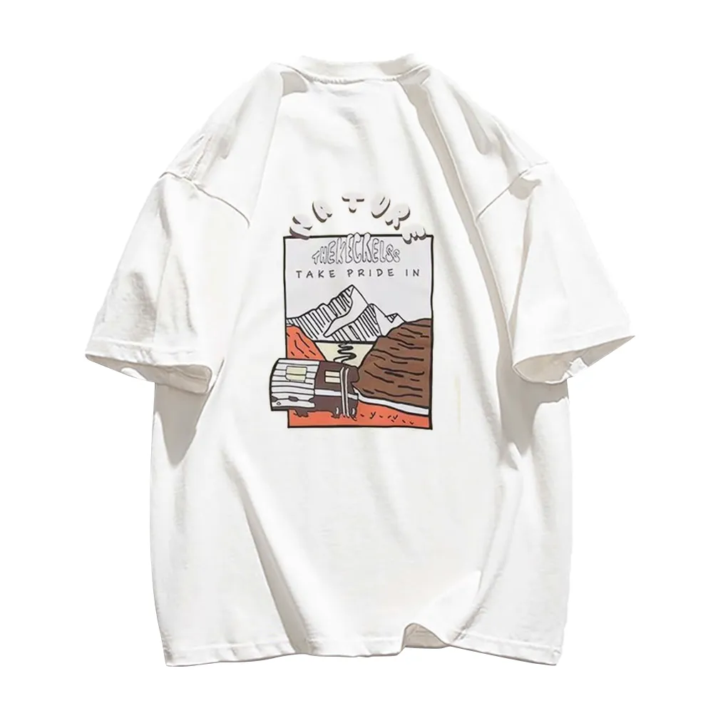 Retro Animated Mountain T-Shirt