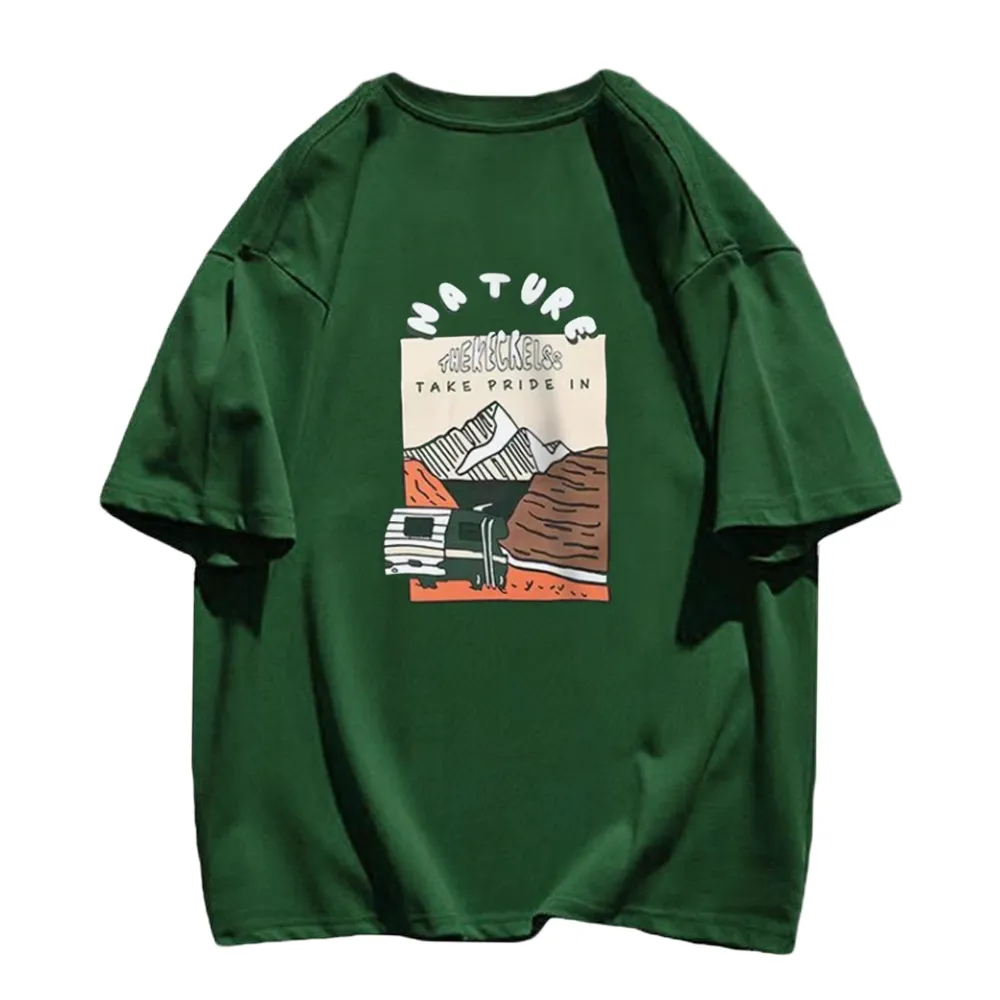 Retro Animated Mountain T-Shirt