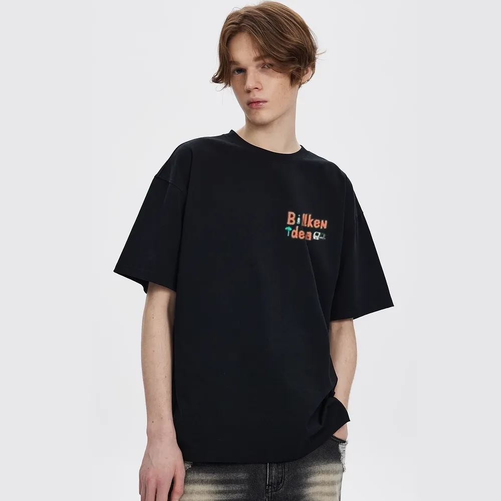 Retro Animated Mountain T-Shirt