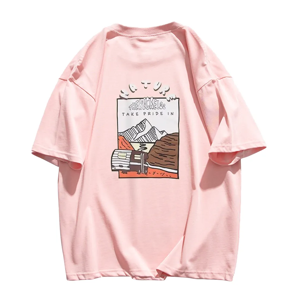 Retro Animated Mountain T-Shirt
