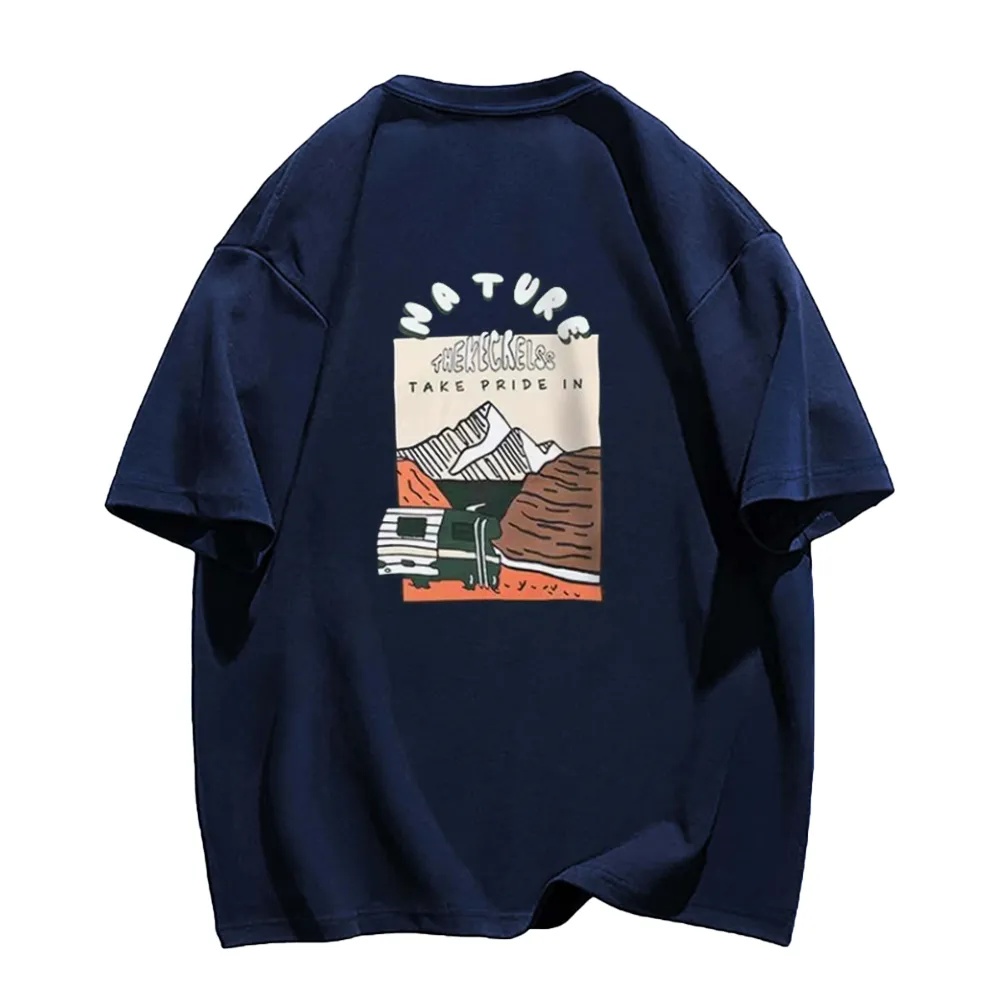 Retro Animated Mountain T-Shirt