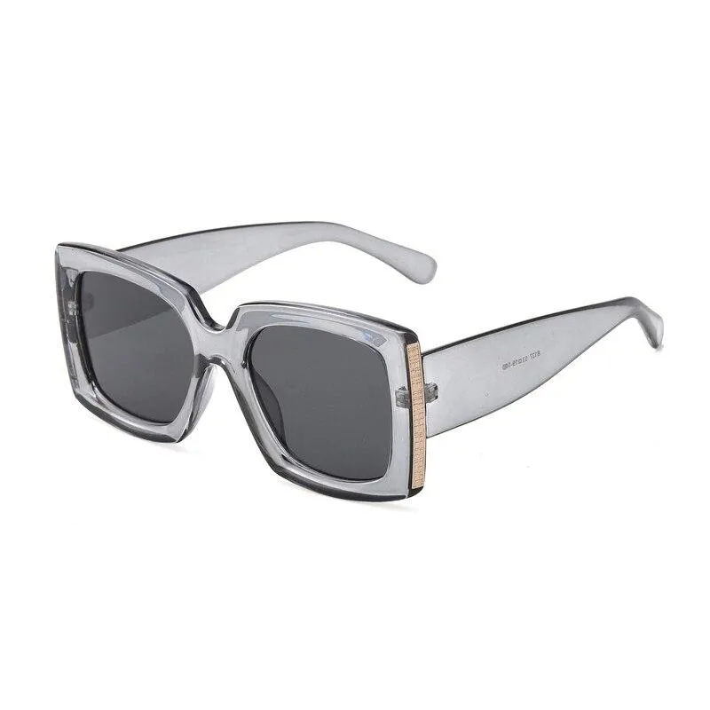 Retro Classic Square Women Fashion Gradient Mirror Eyewear Shades Sun Glasses