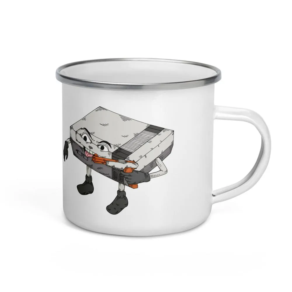 Retro Console Wars - Master System vs NES Mini Enamel Mug