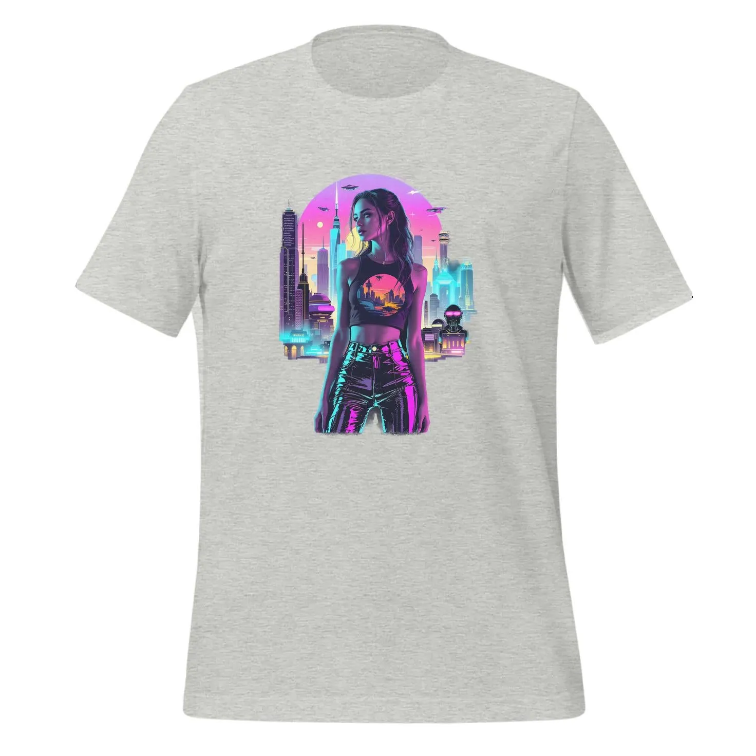Retro-Futuristic City Dreams | Classic T-Shirt (Unisex)