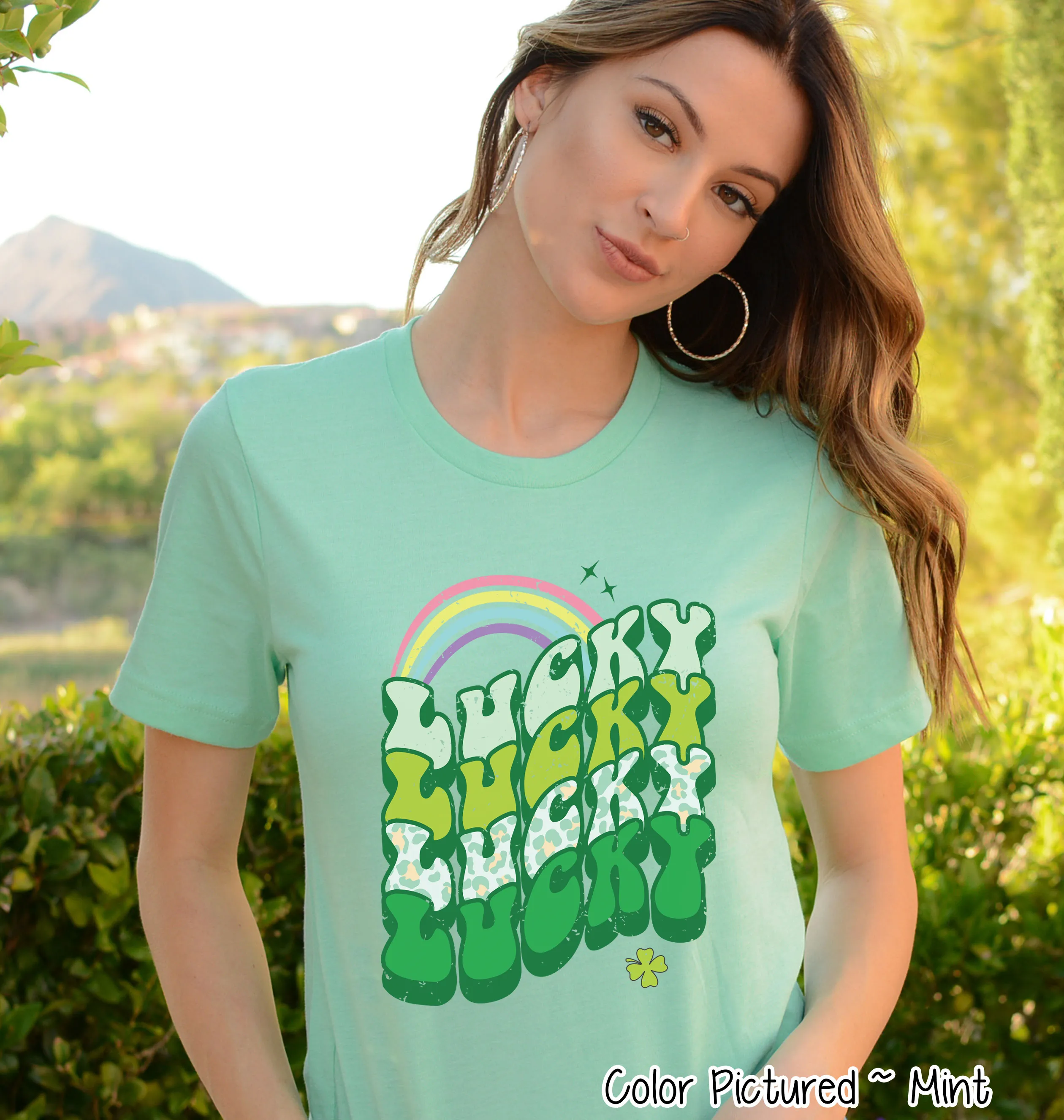 Retro Lucky St Patricks Day Tee