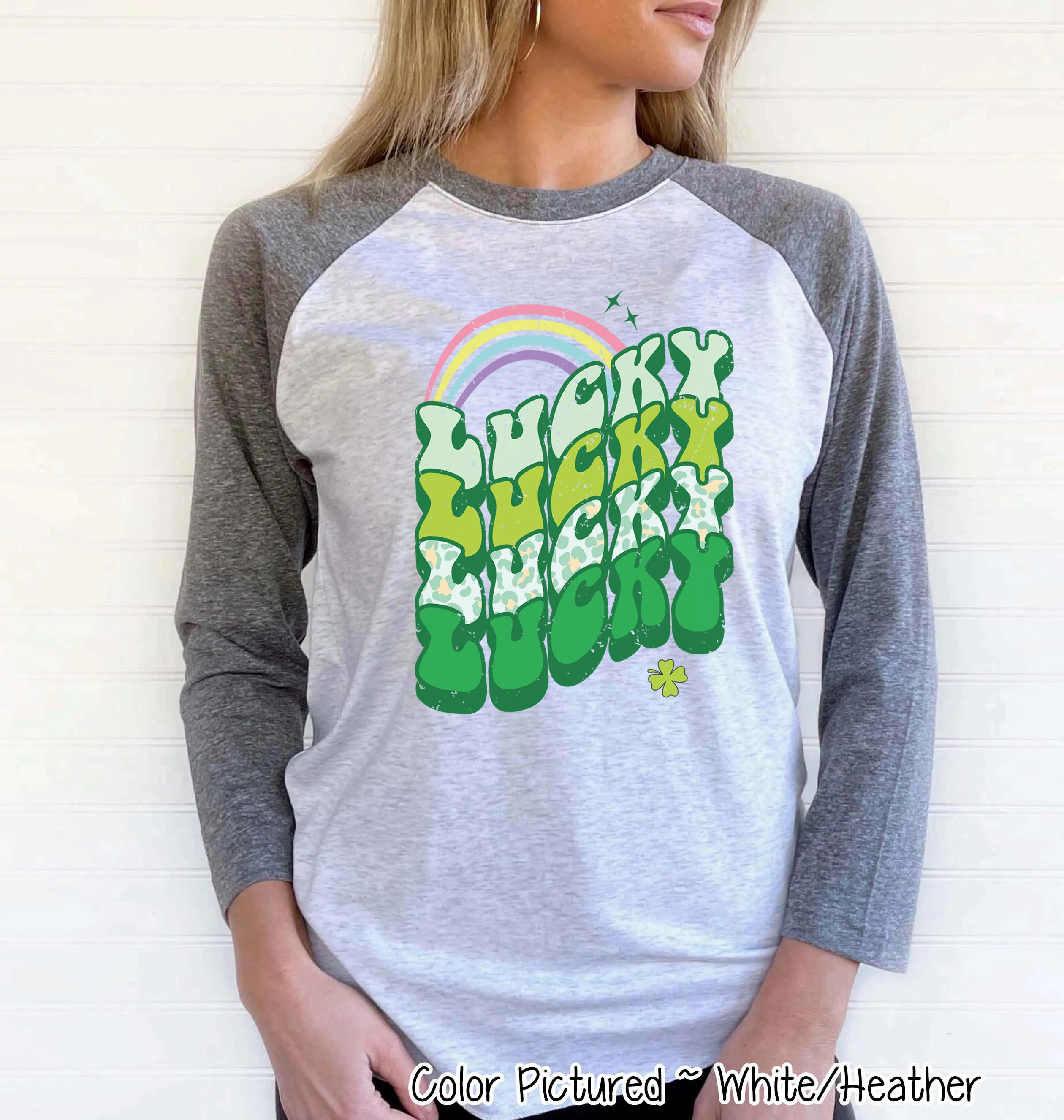 Retro Lucky St Patricks Day Tee