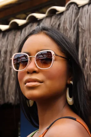 Retro Ombre Blush Sunglasses