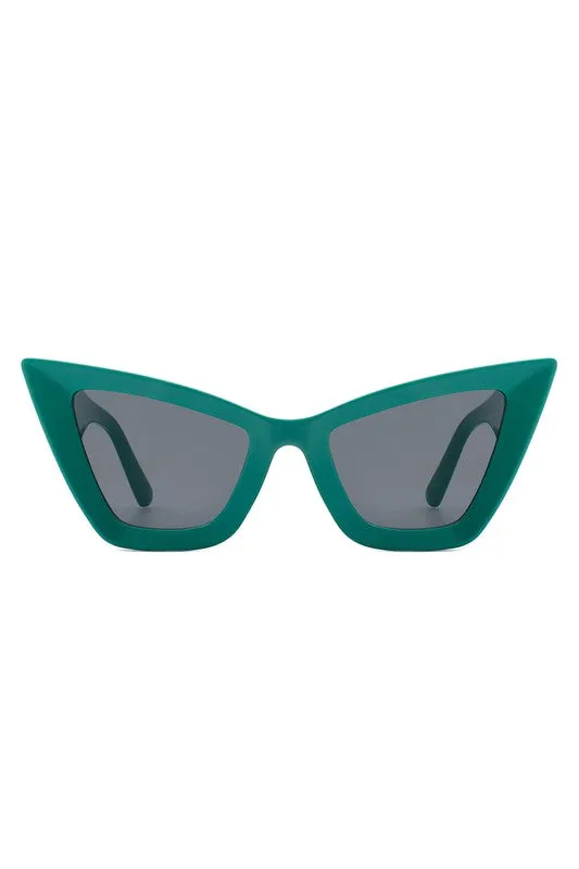 Retro Square Vintage Fashion Cat Eye Sunglasses