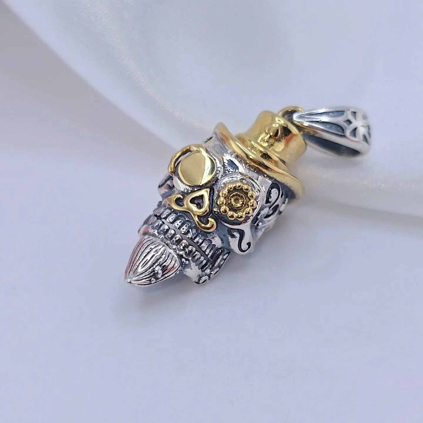 Retro Style Punk Skull Hip-Hop Pendant