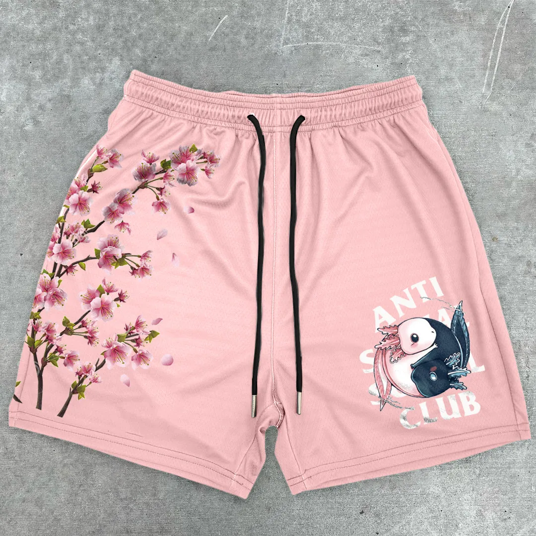 Retro Trend Art Carp Street Shorts