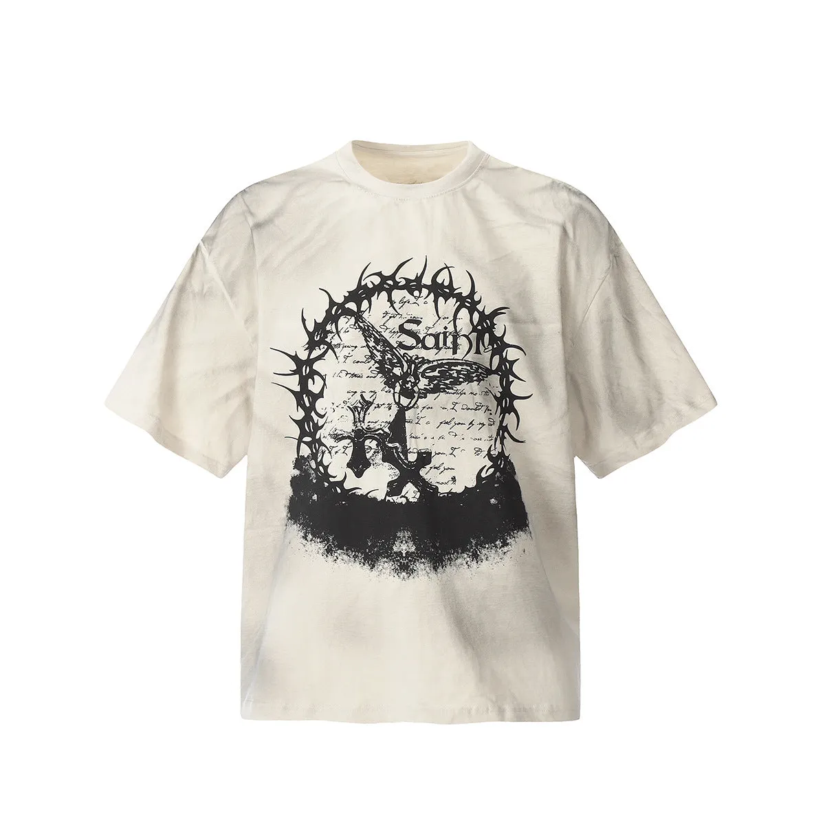Retro trend thorn pattern tee-D728 | Inspanda