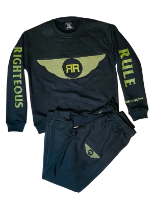 Righteous Rule “Holy Wings” Crewneck Sweatsuit.