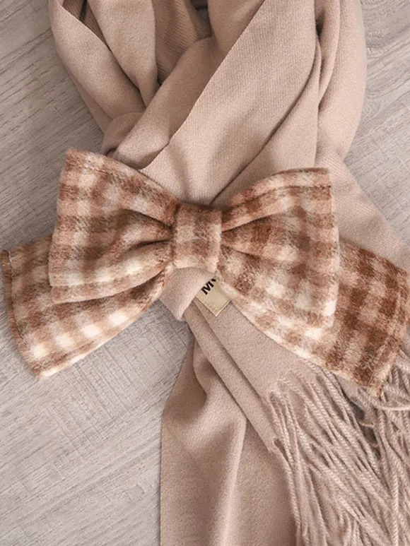 ROCOCO Style Lolita Accessories Coffee Brown Bows Polyester Miscellaneous