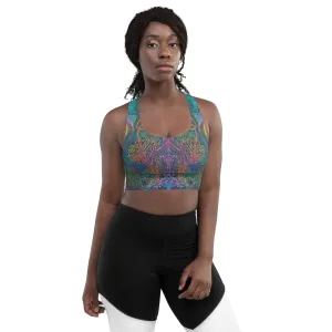 'Sacred Feminine' Longline sports bra