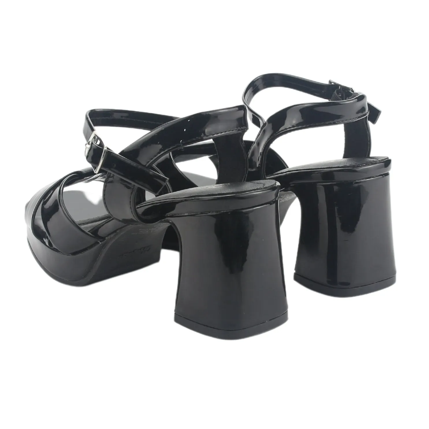 Sandalia Chalada Mujer Flora-1 Negro Casual