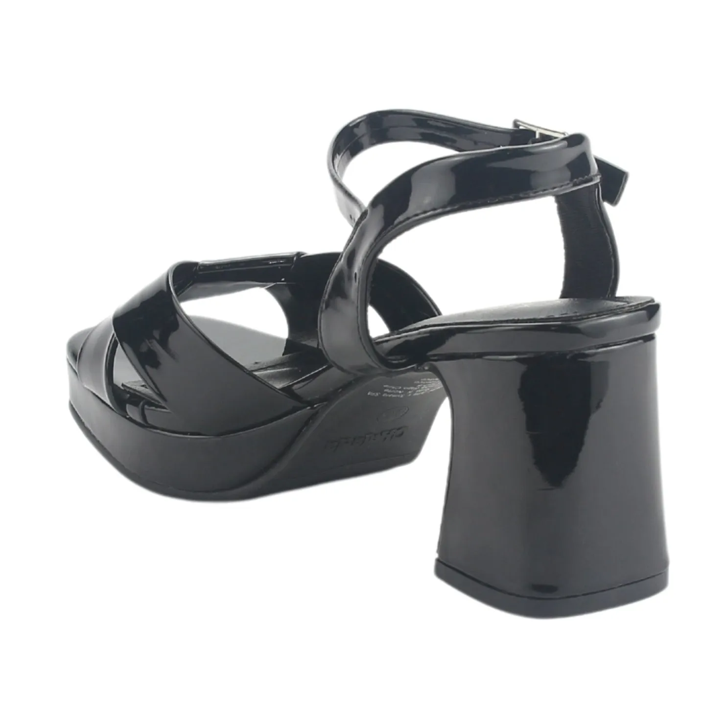 Sandalia Chalada Mujer Flora-1 Negro Casual