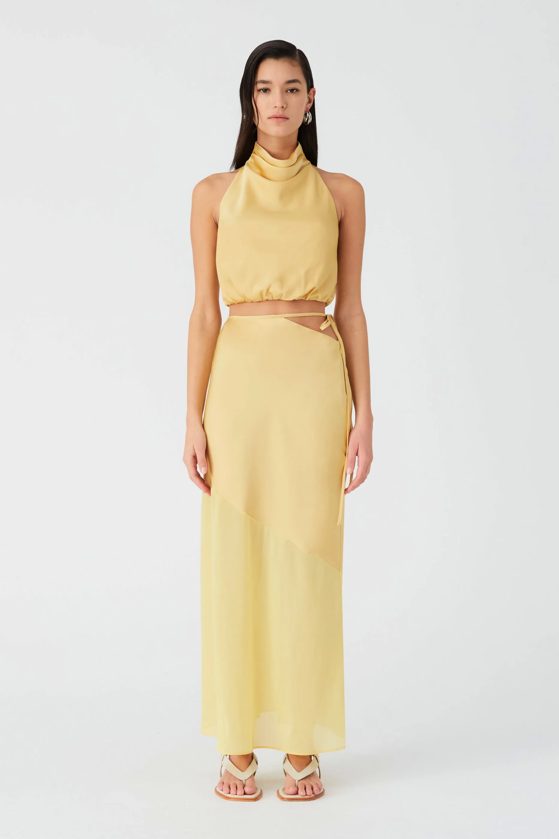 SARRISA SATIN SKIRT
