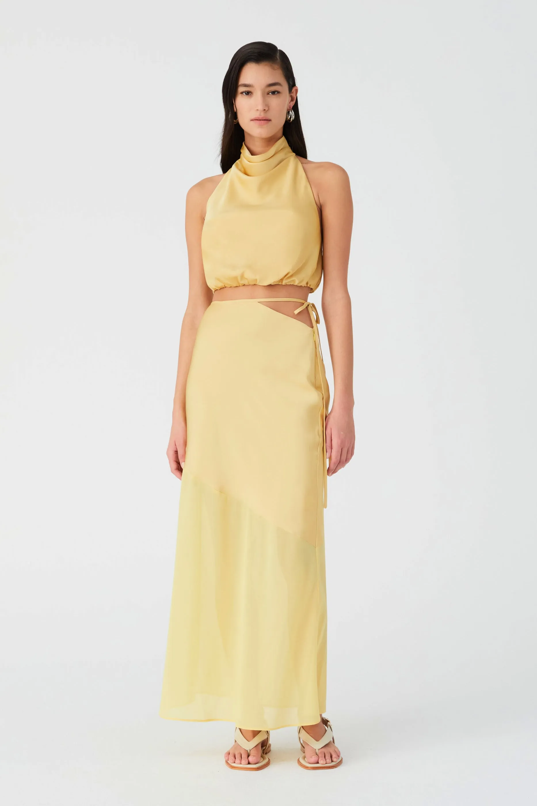 SARRISA SATIN SKIRT