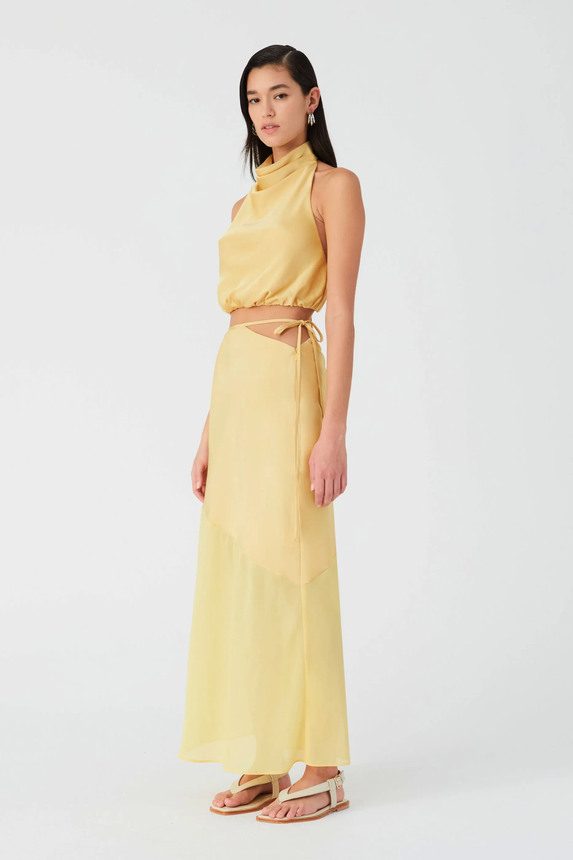 SARRISA SATIN SKIRT